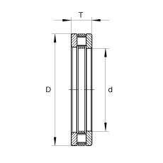 推力圆柱滚子轴承 RT617, 单向，可分离，圆柱滚子，英制